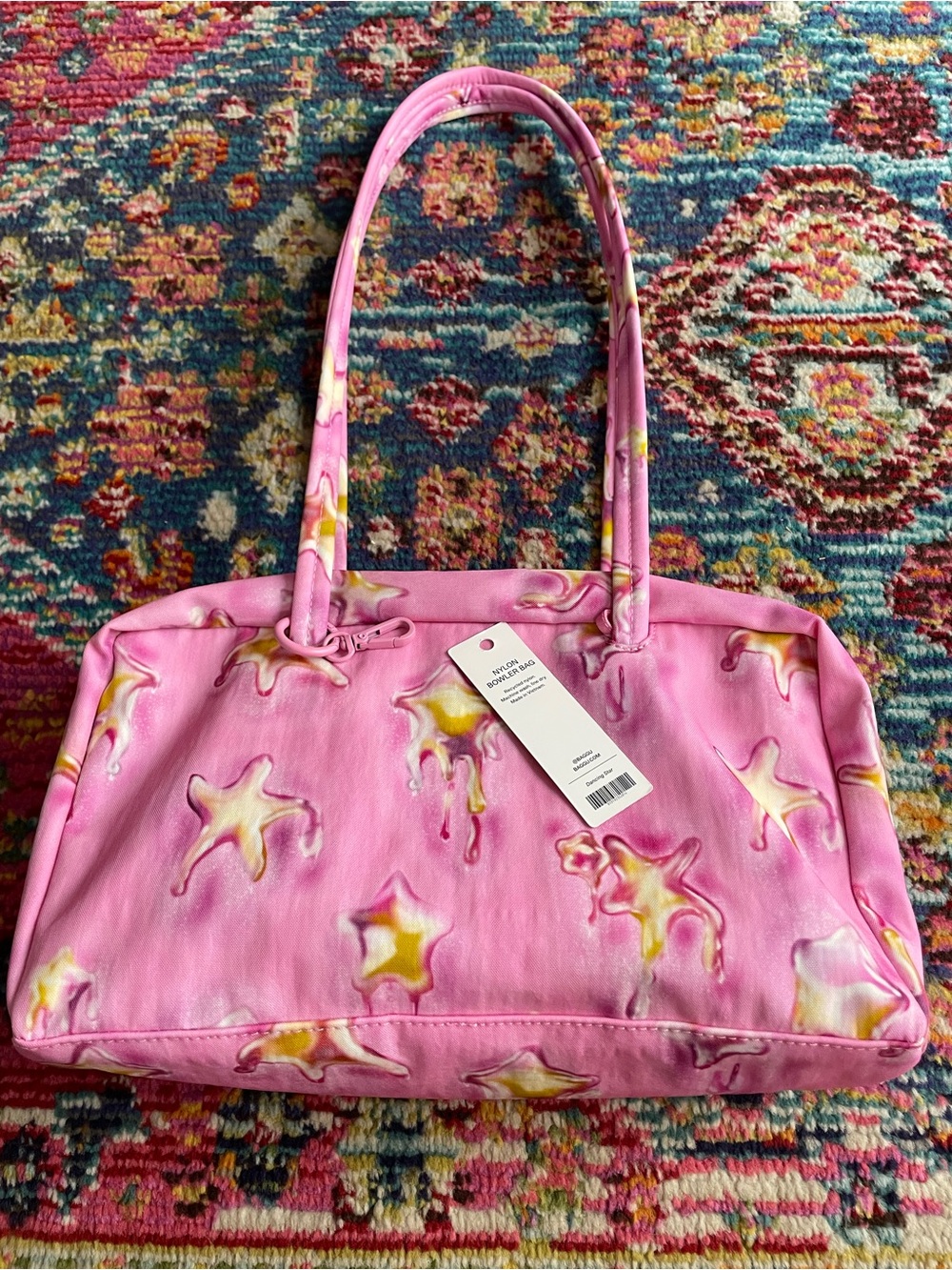 BAGGU Nylon Bowler in DANCING STAR๐ซ๐ฉท